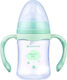 Kikka Boo Plastic Bottle Cloud Anti-Colic with Silicone Nipple for 3+ months Mint 180ml 1pcs 31302020059