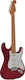 SX Guitars SST57-CAR Elektrische Gitarre mit SSS Tonabnehmer-Anordnung Rote mit E-Gitarren