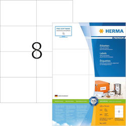 Herma 800 Self-Adhesive Rectangular A4 Labels 105x74mm Herma 800 Self-Adhesive Rectangular A4 Labels 105x74mm