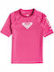 Roxy Wholehearted Kinder Badeanzug Rashguard Rosa
