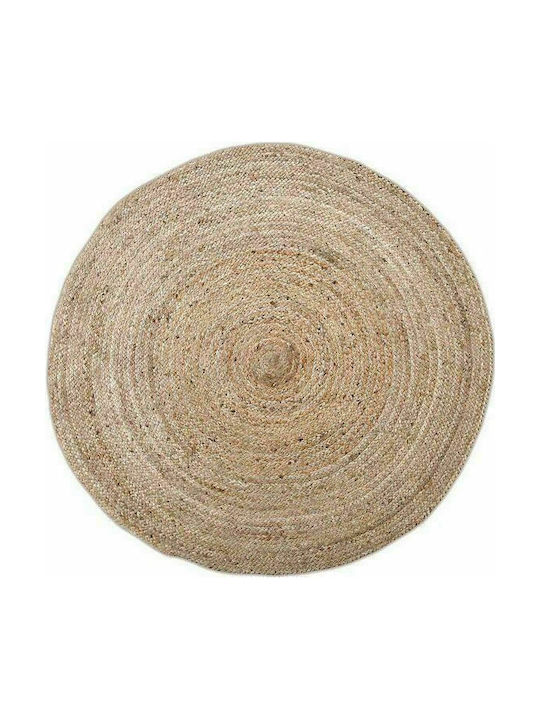 Newplan N021 Handmade Rug Round Summer Wicker Beige Delhi