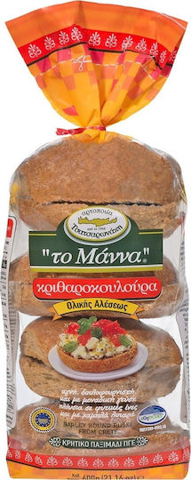 To Manna Barley rusks Wheat Whole Barley Rusk 600gr