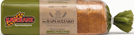 Katselis Хляб за тост Традиционен Пълнозърнест Нормални Филии 720gr