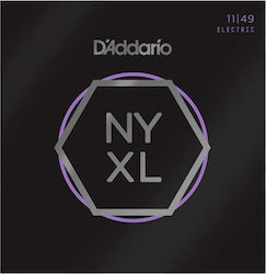 Daddario NYXL 11-49 Einstellen E-Gitarrensaiten Nickel gewickelt 11 - 49 Daddario NYXL 11-49 Einstellen E-Gitarrensaiten Nickel gewickelt 11 - 49