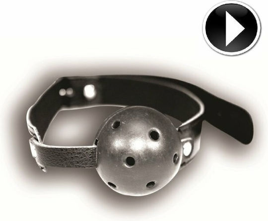 Sportsheets Sex & Mischief Breathable Ball Gag Gag in Black Color