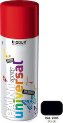 Biodur Sprühfarbe Universal Schwarz RAL 9005 400ml Biodur Sprühfarbe Universal Schwarz RAL 9005 400ml