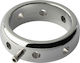 Electrastim Electraring Solid Metal Cock Ring pentru Electro-stimulare în Culoare Negru