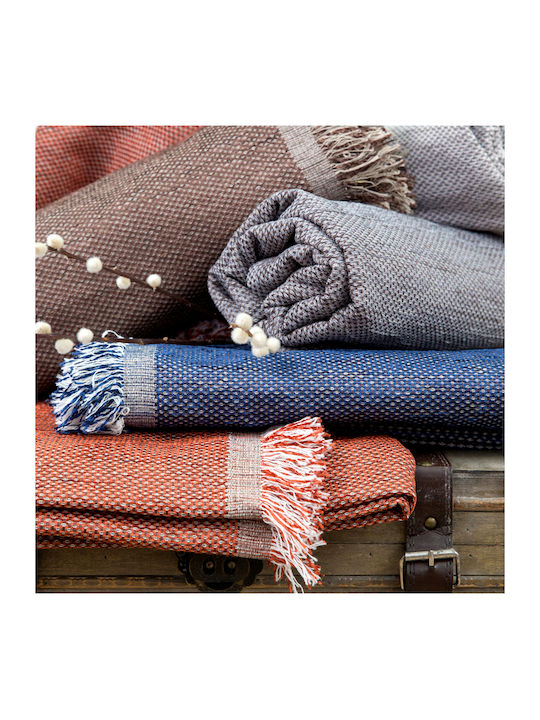Borea 4 Season Four-Seater Sofa Chenille Throw ...