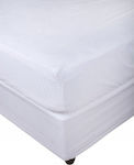 Adco Single Waterproof Jersey Mattress Cover Fitted White 90x190cm