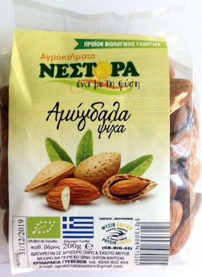 Αγροκτήματα Νέστορα Organic Almonds Raw Shelled Unsalted 200gr GRE1602