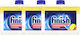 Finish Detergent Lichid pentru Mașina de Spălat Vase cu Aromă Lămâie 3x250ml