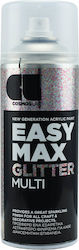 Cosmos Lac Spray Vopsea Easy Max Acrilic cu Efect de Glitter Multi 400ml