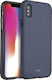Uniq Lithos Задна корица Пластмаса Син (iPhone X / XS)