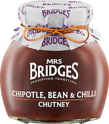 Mrs Bridges Chipotle, Bean & Chilli Chutney 290gr
