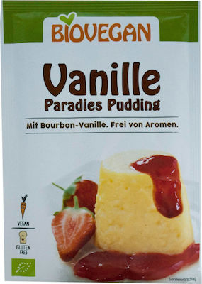 Biovegan Bio-Produkt Mischung für Pudding mit Geschmack Vanille Bio 31gr