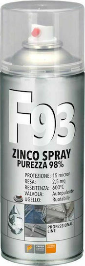 Faren Σπρέι Γαλβανισμού F93 Zinco με Μεταλλικό Εφέ Γκρι 400ml