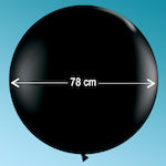 Black latex balloon 78 CM