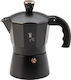 Berlinger Haus Stovetop Espresso Pot for 3Cups Black