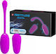 Pretty Love Shock Fun Vibrator Egg with Remote Control 19cm Purple