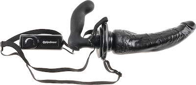 Pipedream Fetish Fantasy Series Deluxe - Vibrating Penetrix Strap-On Harness with Dildo 19cm Black