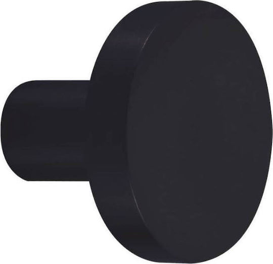 Zogometal 990 Wooden Matte Black Single Wall Hanger 4.1x3cm Zogometal 990 Wooden Matte Black Single Wall Hanger 4.1x3cm