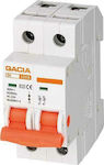 Gacia 2-Poles General Use Panel Push Button Switch 400V 40A