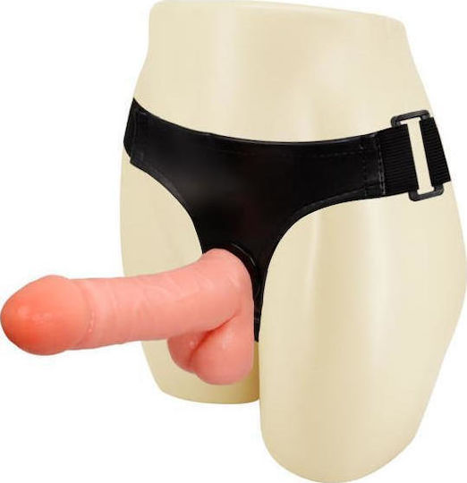 Baile Sensual Comfort Strap-On Harness με Dildo 17.5cm στο χρώμα του δέρματος