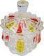 AGC Glass Sweet Jar with Lid Transparent 11x11x11cm