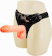 Baile Jessica Strap-On Harnașament cu Dildo 18.2cm în Culoare Flesh