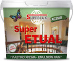 Superlux Super Etual Plastic Paint for Interior Use 750ml Καφέ