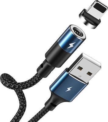 Remax Zigie RC-102i Magnetic Detachable USB-A to Lightning Cable Blue 1.2m (RC-102i)