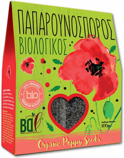 BDL Organic & Healthy Food Βιολογικός Παπαρουνόσπορος 100gr