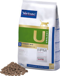 Virbac Urinary WIB Dry Food for Cats with Sensitive Urinary System with Chicken / Pork 1.5kg