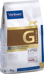 Virbac Digestive Support Trockenfutter für Katzen mit empfindlichem Verdauungssystem mit Huhn / Schweinefleisch 3kg