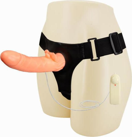 Baile Ultra Passionate Harness Sensual Comfort Strap-On Harness with Dildo 20cm in skin color