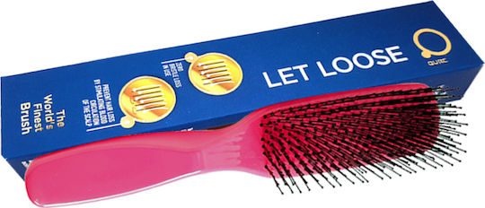 Qure Let Loose Perie De Păr Fuchsia