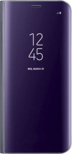 Clear View Book Plastic Purple (Xiaomi Mi 9 Lite)