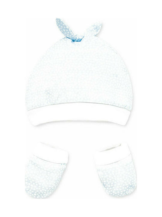 Mayoral Kids Beanie Set with Gloves Fabric Light Blue for Newborn 20-09677-037