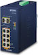 Planet IGS-1020PTF Unmanaged L2 PoE+ Switch με 8 Θύρες Gigabit (1Gbps) Ethernet και 2 SFP Θύρες
