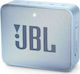 JBL Go 2 Waterproof Bluetooth Speaker 3W with Battery Duration up to 5 hours Light Blue