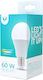 Forever Light LED-Lampe 10W 109mm für Fassung E27 und Form A60 Kühles Weiß 806lm