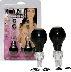 Seven Creations Nipple Pumps with Rings Black
