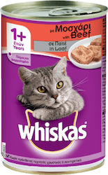 Whiskas Κονσέρβα Nasses Katzenfutter für Katze in Dose mit Kalb 400gr 6144