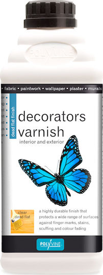 Polyvine Decorators Lac de finisare pentru apa Incolor Strălucitor 1lt