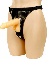 Seven Creations Jelly Dong Strap-On Harness με Dildo 17.8cm στο χρώμα του δέρματος