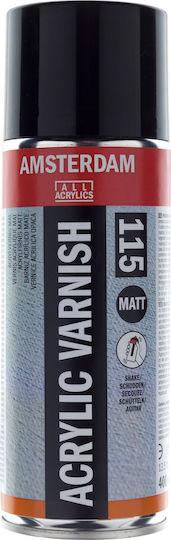 Royal Talens Σπρέι Βερνίκι Amsterdam Acrylic Varnish με Ματ Εφέ Διάφανο 115 400ml