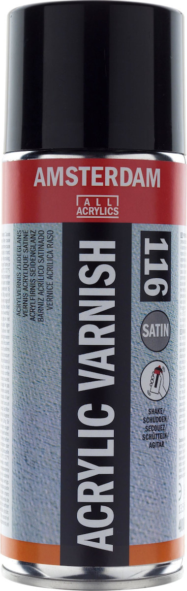 Acrylic varnish 116 satin spray can 400 ml
