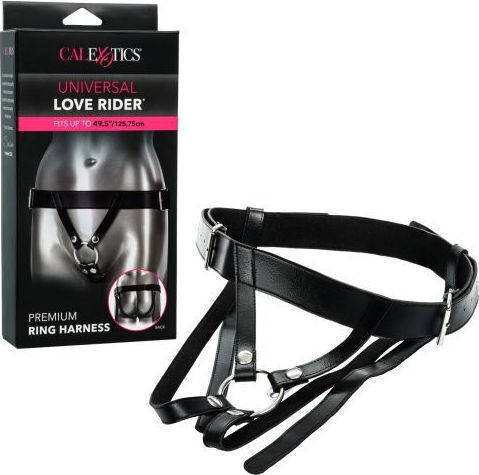 Calexotics Universal Love Rider Premium Ring Harness Harness σε Μαύρο Χρώμα