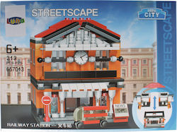 Luna Streetscape Railway Station for 6+ Years 313pcs