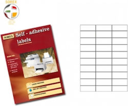 Sorex 3000 Selbstklebende A4-Etiketten 70x29.7mm Sorex 3000 Selbstklebende A4-Etiketten 70x29.7mm